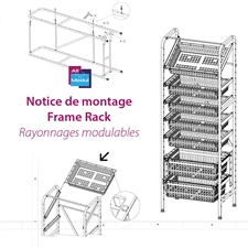 Notice du montage Frame Rack - rayonnages modulaires