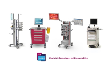 Chariots informatiques medicaux mobiles