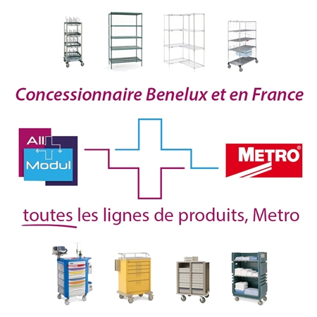 All Modul est à partir du 1er octobre LE revendeur de toutes les gammes de produits de Metro Healthcare pour Care & Cure