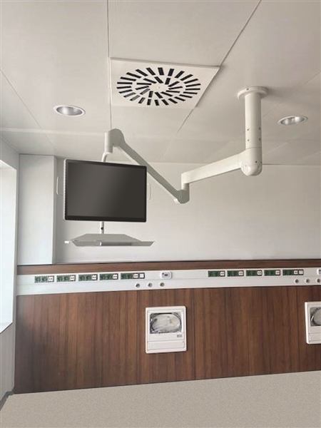 Bras de support avec ordinateur medical tout-en-un DTR 524T