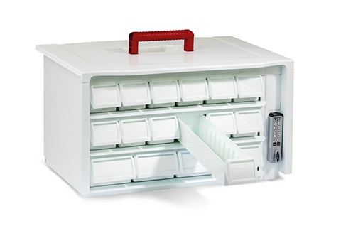 Cassette-a-medicaments-modulable systeme distribution ST