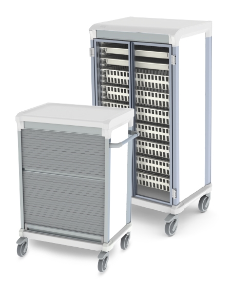 Chariots en aluminium pour le stockage et transport-St