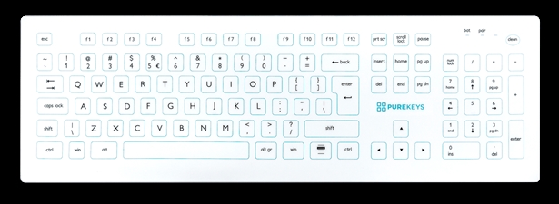 clavier-médical-purekeys--montrant-l-ensemble-du-clavier