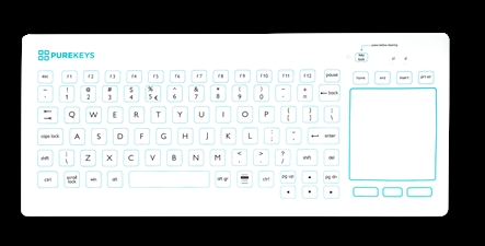 clavier-médical-purekeys-avec-touchpad