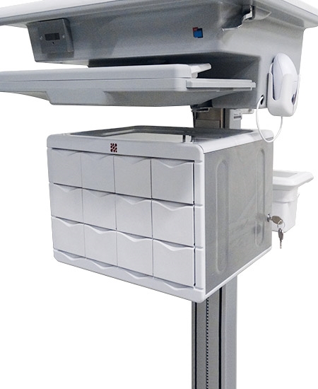 Securite des medicaments-unite a tiroirs-commandee logiciel-chariot informatique-25-1st